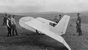 Charlotte auf der Wasserkuppe/Rhön 1922