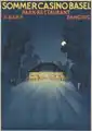 1931, Plakat für das Sommercasino Basel