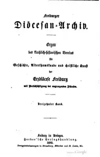 Titelblatt von Band 13, 1880