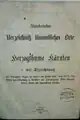 Umfassend zweisprachiges Verzeichnis sämtlicher Orte im Herzogthume Kärnten, Klagenfurt 1860.