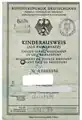 Kinderausweis aus dem Jahr 1976. Ausgestellt für Kinder bis zum vollendeten 16.&nbsp;Lebensjahr
