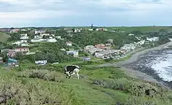 Ortslage südwestlich des Ästuars